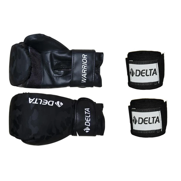 Delta Warrior Kamuflaj Desen Boks Eldiveni + Boks El Bandajı Seti ürün görseli 1