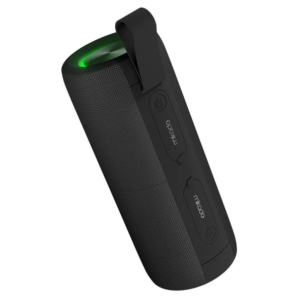 Mikado MD-51BT Cyclone Siyah 20W 1800mAh + 1800mAh TF-AUX-TWS-IPX6 Mıknatıslı Bluetooth Hoparlör ürün görseli 1
