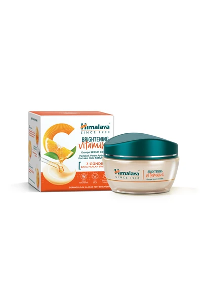 HİMALAYA VİTAMİN C PARLAKLIK VEREN TON EŞİTLEYİCİ PORTAKAL ÖZLÜ SERUM İÇERİKLİ NEMLENDİRİCİ 50 ML, C VİTAMİNİ ürün görseli 1