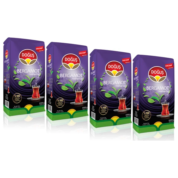 Doğuş Bergamot Aramalı Siyah Çay 1 kg 4'lü ürün görseli 1
