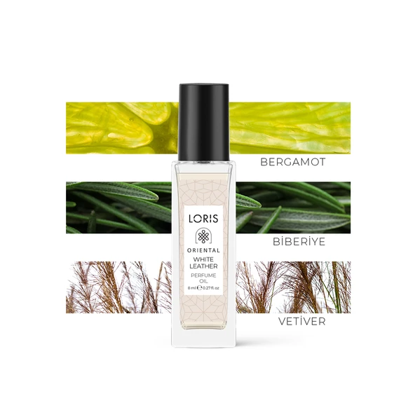 White Leather 8 ML Unisex Parfüm Yağı | Natural Oil ürün görseli 1