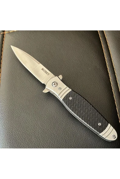CRKT Bombastik Çakı Deri Kılıfı ile Birlikte ürün görseli 1