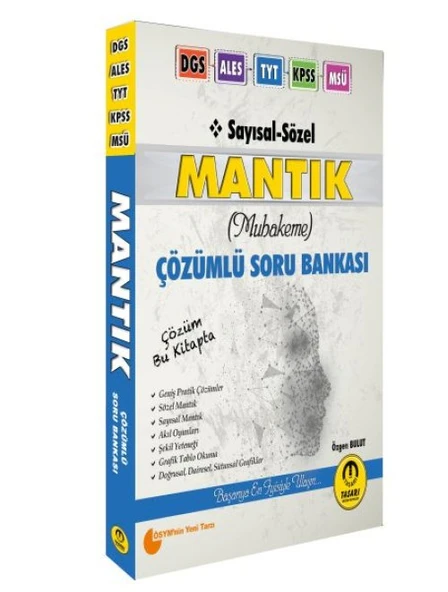 Tasarı Sayısal Sözel Mantık Çözümlü Soru Bankası ürün görseli 1