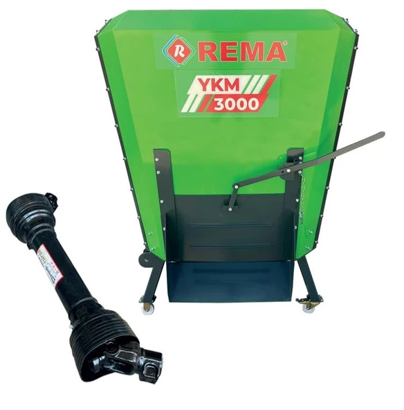 Rema YKM3000 3m³ Traktör Şaftlı Yem Karma Makinesi ürün görseli 1