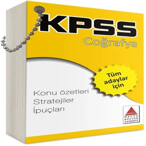 Delta Kültür KPSS Coğrafya Strateji Kartları ürün görseli 1