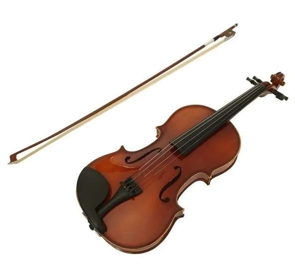 VANETTA VL-2A 1/4 Abanoz Kulaklı Masif Mat Keman ürün görseli 1