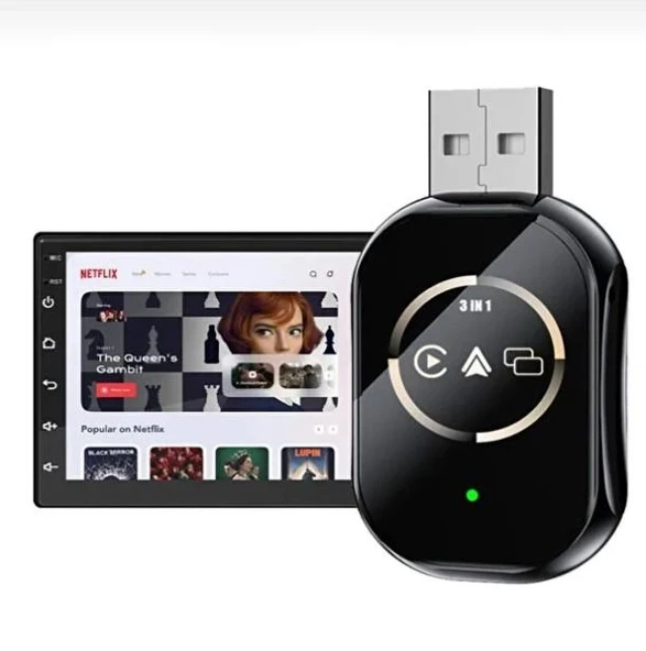 Araç İçi Ekran Yansıtma Kiti Carplay Adaptörü (Android Cihaz Uyumlu) ürün görseli 1