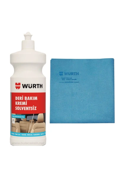 Würth Deri Besleyici Bakım Kremi 500 ml + Güderi Bez Mavi 130 gr ürün görseli 1