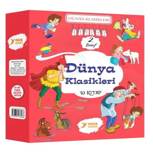 2. Sınıf Dünya Klasikleri - 10 Kitap Takım ürün görseli 1