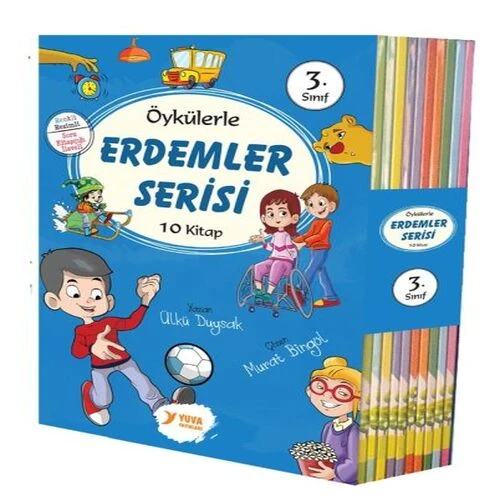Öykülerle Erdemler Serisi 3.Sınıflar 10 Kitap ürün görseli 1