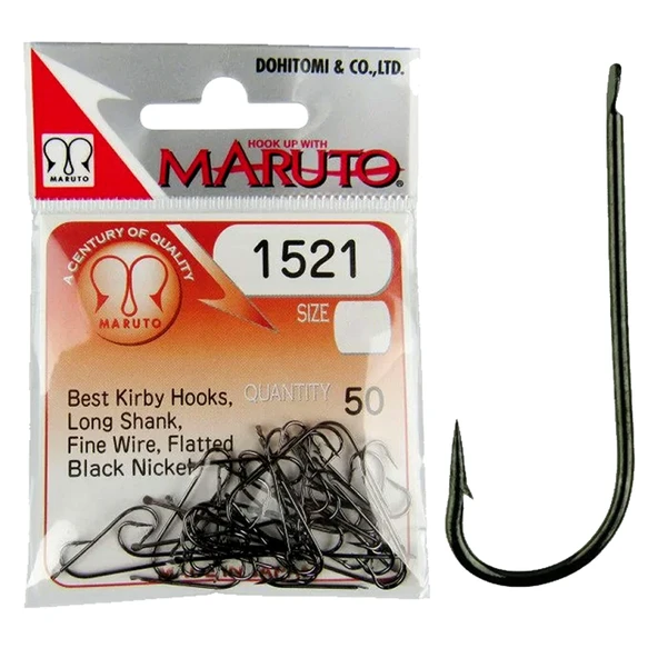 Maruto 1521 BN Tekli Olta İğnesi  2 No 50 Adet ürün görseli 1