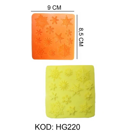 SİLİKON KALIP  KARTANESİ 13 LÜ HG-220 ürün görseli 1