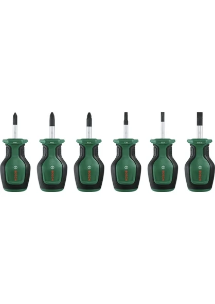 Bosch Kısa Tornavida Seti 6 Parça - 1600A032UK ürün görseli 1