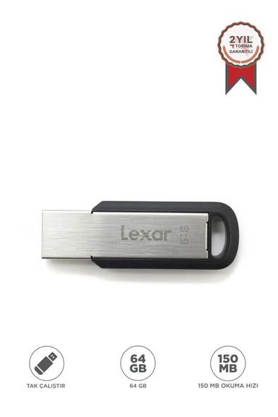 Lexar Metal USB 3.2 Gen1 Flash Bellek 150 MB/s – 64 GB M400 ürün görseli 1