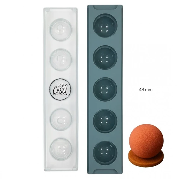 SİLİKON KALIP 5Lİ 48 MM ürün görseli 1
