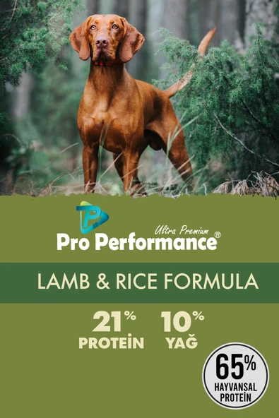 Pro Performance Kuzu Etli Yetişkin Köpek Maması 18 kg ürün görseli 1