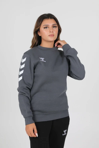 Hummel Armin Pamuklu Sweat Antrasit - Resim 7