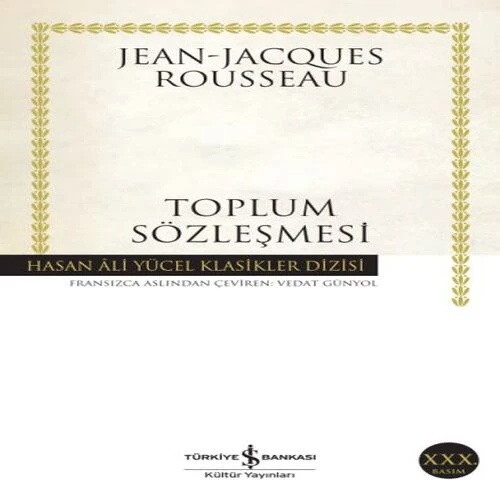 Toplum Sözleşmesi - Hasan Ali Yücel Klasikleri ürün görseli 1