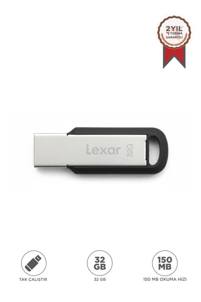 Lexar Metal USB 3.2 Gen1 Flash Bellek 150 MB/s – 32 GB M400 ürün görseli 1