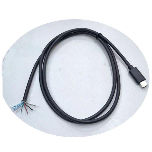 Usb c Type C Tamir kablosu bir ucu type c bir ucu açık 11 tane tamir kablosu 1m ürün görseli 1