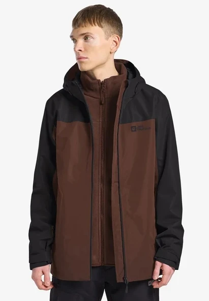 Jack Wolfskin Taubenberg 3IN1 Jacket Mont Kahve R. ürün görseli 1