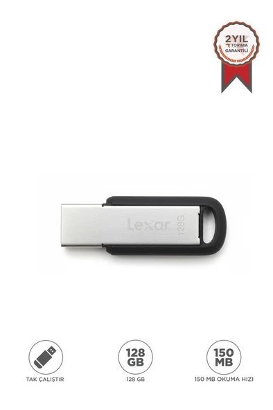 Lexar Metal USB 3.2 Gen1 Flash Bellek 150 MB/s – 128 GB M400 ürün görseli 1