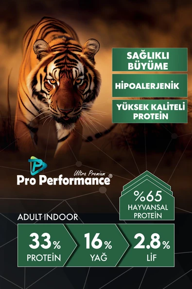 Pro Performance Kuzu ve Pirinçli Yetişkin Kedi Maması 2kg ürün görseli 1