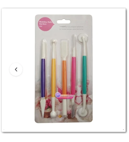 MARZİPAN SET RENKLİ 5 Lİ ürün görseli 1