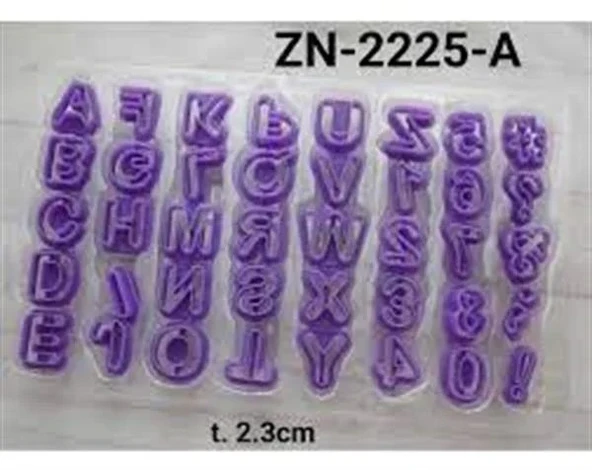 HARF SET MOR ZN-2225 ürün görseli 1