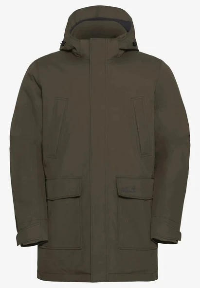 Jack Wolfskin Canyon Shield Parka M  K.Haki - Resim 6