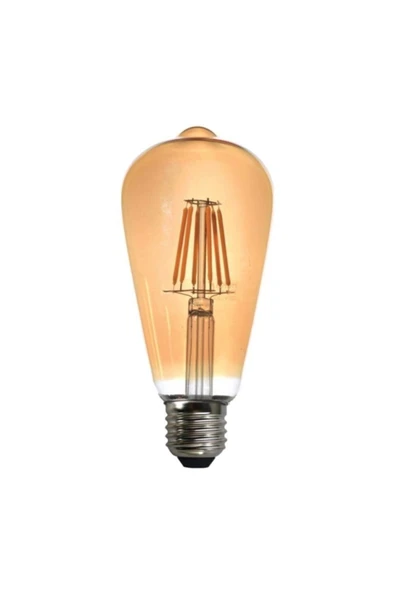 St64 8w Sarı Gold Cam Led Ampul ürün görseli 1
