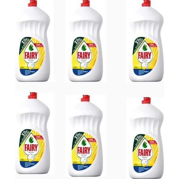 Fairy Sıvı Bulaşık Deterjanı Limon 1500 ml x 6 Adet ürün görseli 1