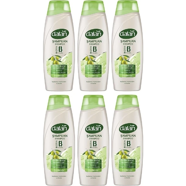 Dalan Şampuan Zeytinyağlı Bakım 450 ml x 6 Adet ürün görseli 1
