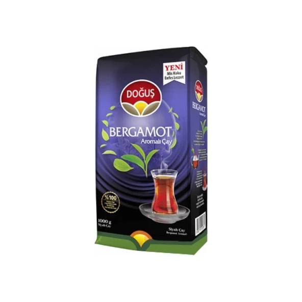 Doğuş Bergamot Aramolı Siyah Çay 1000 gr Kaliteli Doğal Yaprak Çay Menşei Türkiye ürün görseli 1