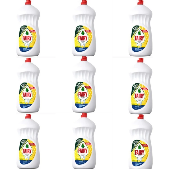 Fairy Elde Yıkama 1500 ml Limon x 9 Adet ürün görseli 1