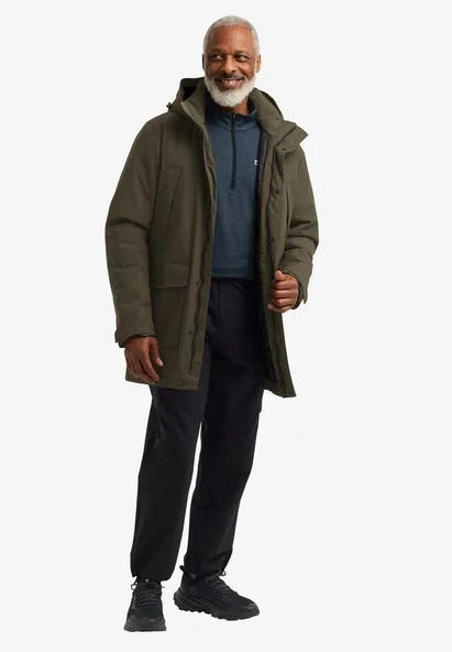 Jack Wolfskin Canyon Shield Parka M  K.Haki - Resim 3