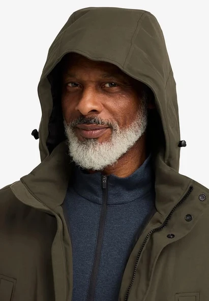Jack Wolfskin Canyon Shield Parka M  K.Haki - Resim 4