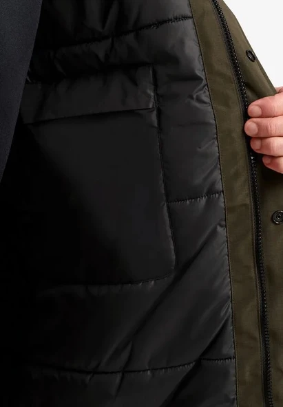 Jack Wolfskin Glacier Shield Jacket Mont K.Haki - Resim 4