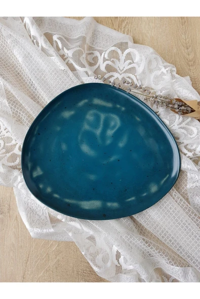 GULHANILE Mat Mavi Trior Organik 32 Cm Servis ürün görseli 1