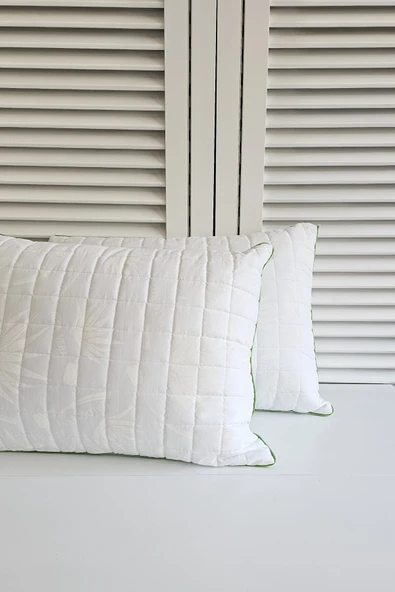 housein Aloe Vera Yastık Premium Otel Serisi 1000 Gr Kapitone 2 Adet ürün görseli 1