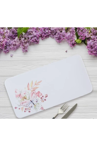 Keramika Sıerra 33*17 Cm Mat Beyaz Kayık Tabak ürün görseli 1