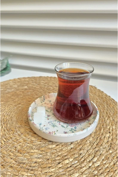 Keramika Flowers Çay Takımı 12 Parça 6 Kişilik ürün görseli 1