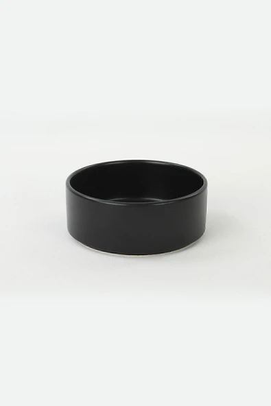 Keramika Mat Siyah Stackable Çorba Kasesi 14 Cm 6 Adet - Resim 3