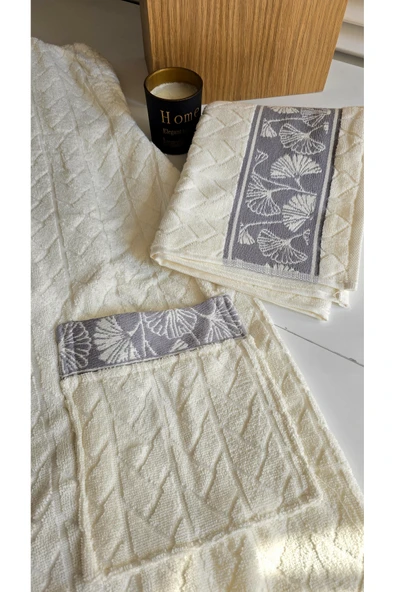 Özdilek Loseta Kimono Bornoz Seti - Resim 4