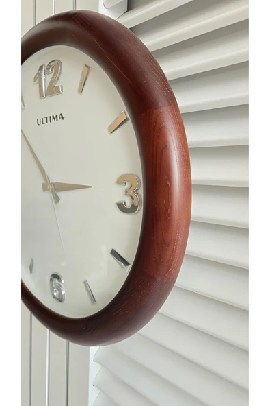 Ultima Regal Yuvarlak Ahşap Saat 2103 Aw 50 Cm ürün görseli 1