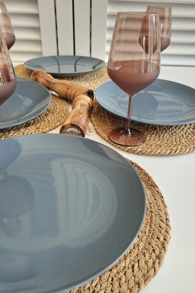 Keramika Soft Ege Servis Tabağı 27 Cm 4 Adet - Resim 2