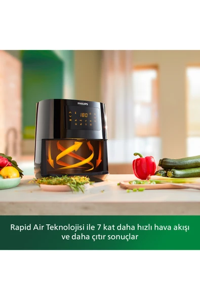 Philips Airfryer Hd9252/90 Essential Fritöz - Resim 4