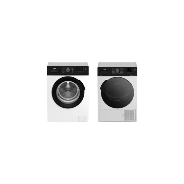 Beko cm 11141 Çamaşır Makinası + Beko Kmx 1100 Kurutma Makinası (11 kg Çamaşır+11 kg Kurutma Makinası) ürün görseli 1