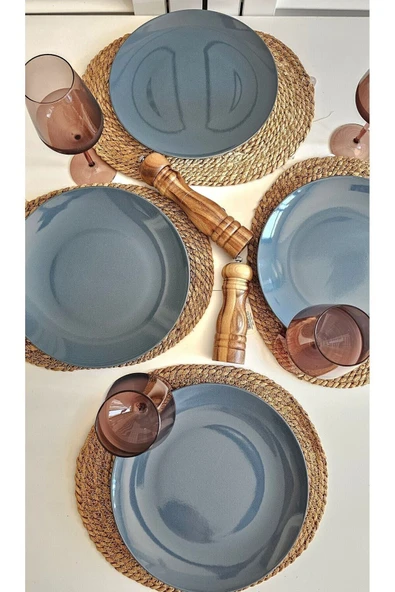 Keramika Soft Ege Servis Tabağı 27 Cm 4 Adet ürün görseli 1
