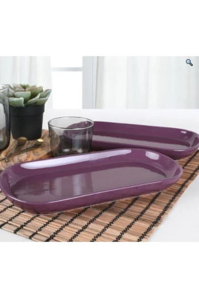 Keramika Kayık Noyan 30 Cm Mor 498 ürün görseli 1
